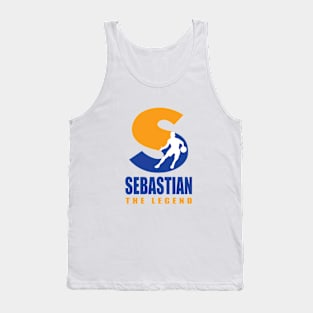 Sebastian Custom Player Basketball Your Name The Legend Tank Top